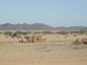 Views from truck whilst traveling through Sudan