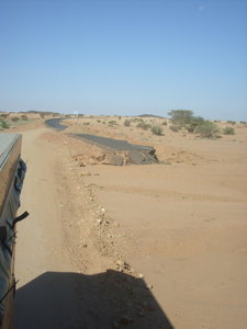 Unfinshed road in Sudan!!
