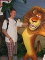 James and hungry lion