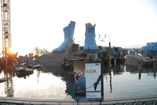 Famous stage over the water in Bregenz
