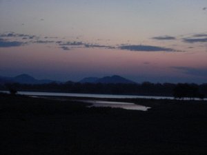 Sunset in Vwaza Marsh
