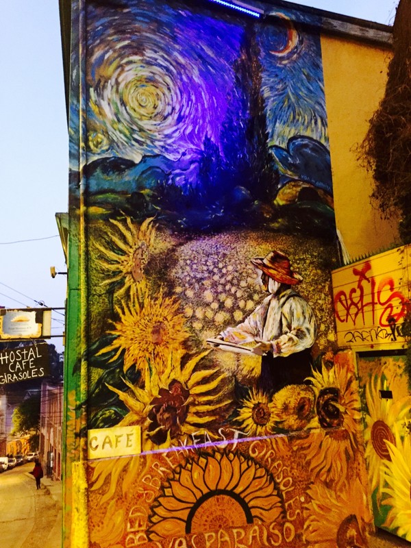 Mural in Valparaiso, Chile