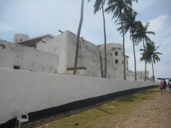outside of Elmina castle