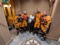 Four of our rescue team with Karen