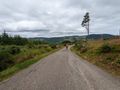 The long descent on road into Drumnadrochit