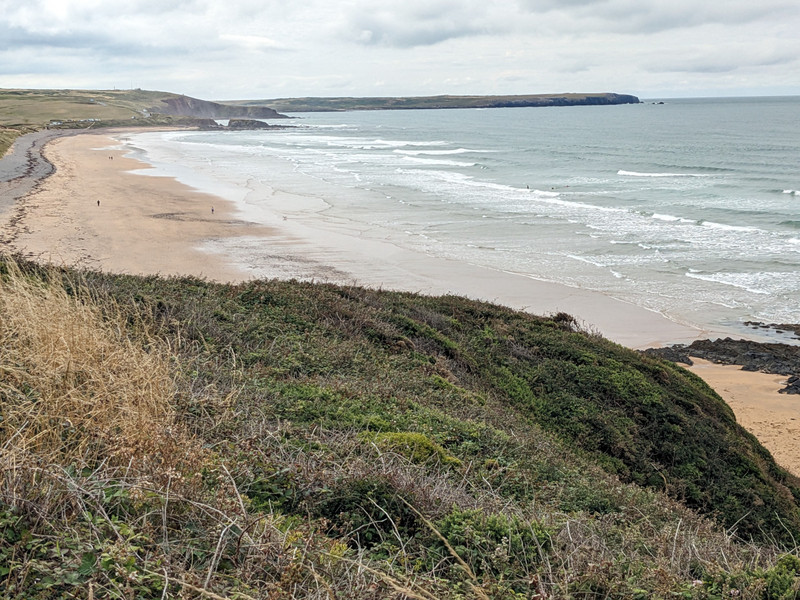 Freshwater West beach - about 1 mile long
