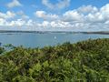 Cannel sailboat and clouds