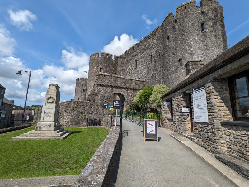 Pembroke Castle entrance 
