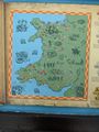 The map of Wales. This was painted on the grounds several hundred feet in size