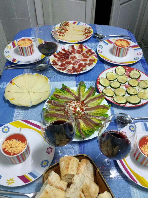 Our Basque traditional dinner