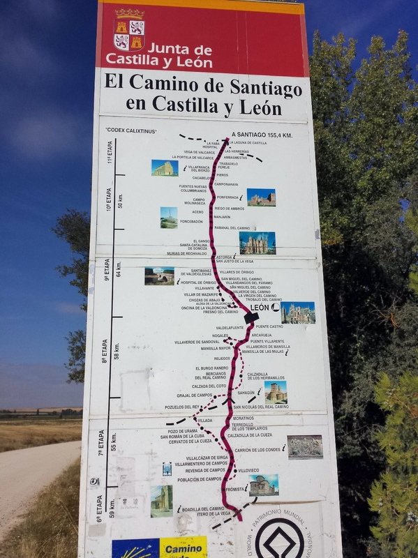 The route through Castile y Leon