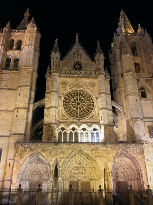 Front of the Cathedral with Rose Window