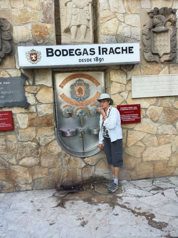 Bodegas Irache wine fountain