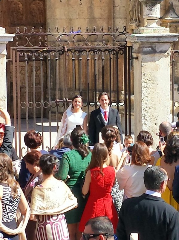 The wedding at the cathedral