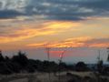 At 0822 sunrise over Rabanal del Camino