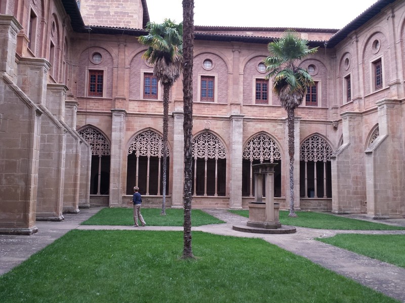 Cloister with Palm trees