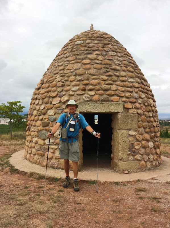 A beehive shaped pilgrims shelter