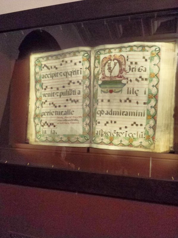 Cantorales - Song books used by the monks 