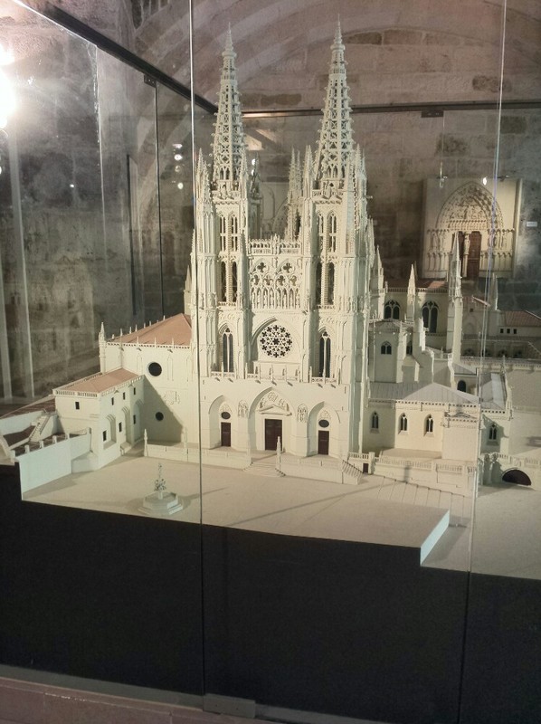 Model showing the details of the exterior of the Cathedral