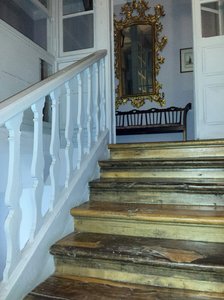 The stairway in Pousada Real Casa de Tepa