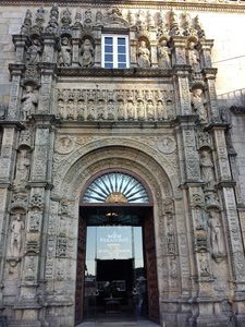 One of the doors to the cathedral