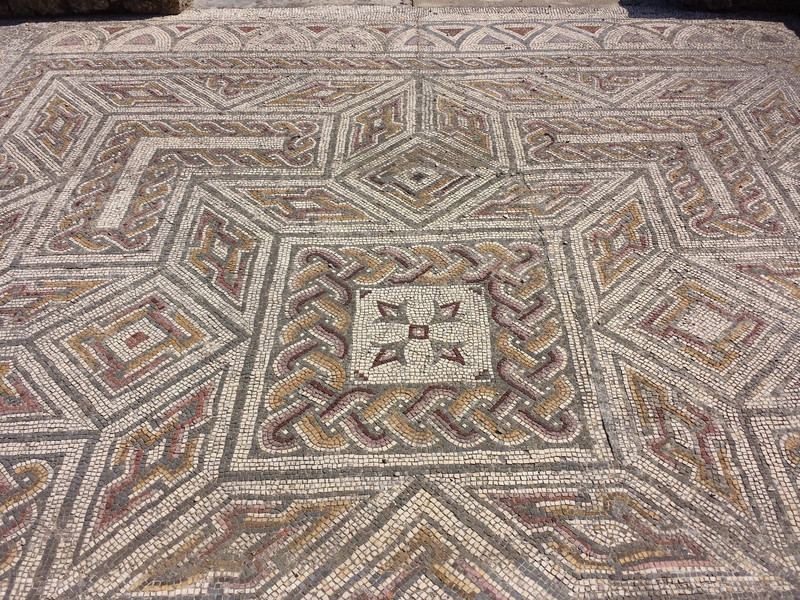 Roman time mosaic floors