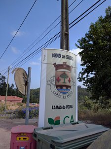 Entering a new area - Lamas do Vouga