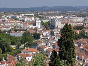 View of Tomar from convent of Christ 