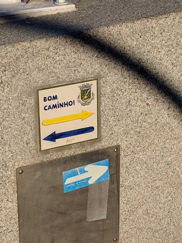 How the Camino is marked in Portugal