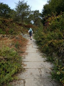 The old Roman road is now the Camino