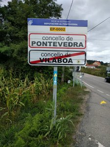 Entering the region of Pontevedra