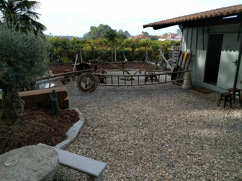A museum of old hand made farm implements