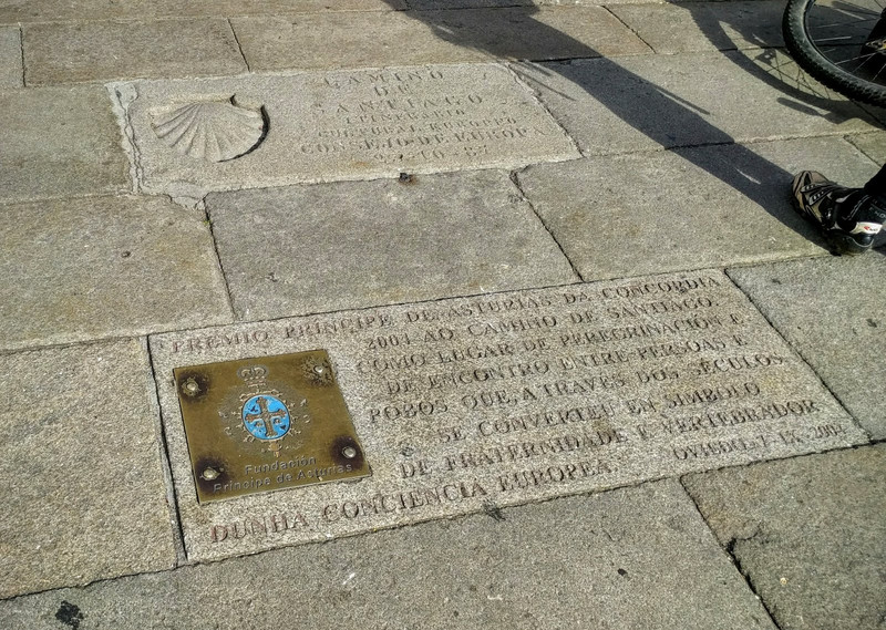 The central point in  cathedral square