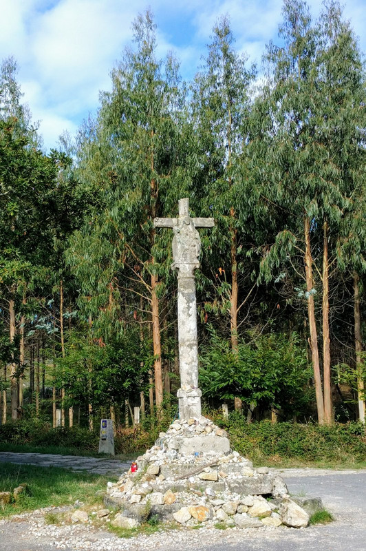 A roadside cross