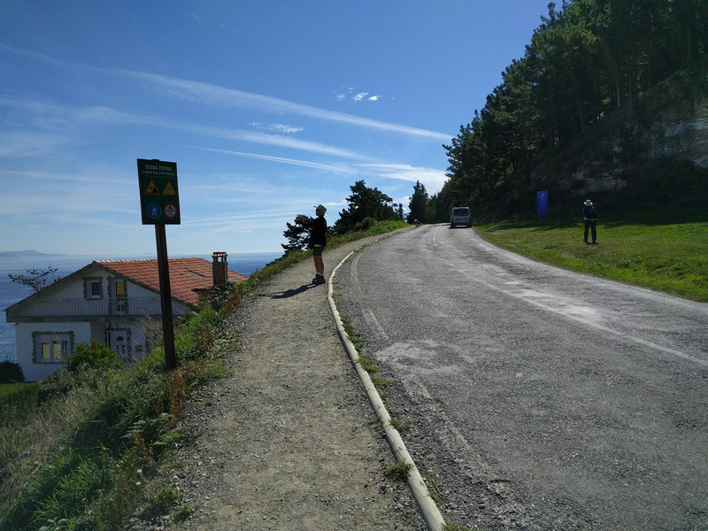 The 2.5 Kilometers to the Cape was all along this road