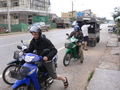 The trio heading to Muang Sing - Alex, 1st time driving a scooter...