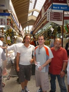 Laurent & Daniel in Sao Paulo market