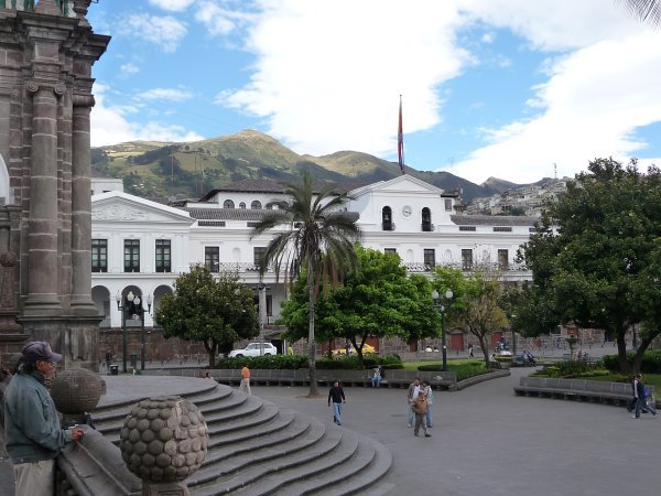 Square from Quito Cathedral