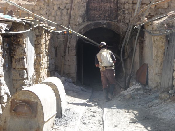 The entrance of Potosi silver mine