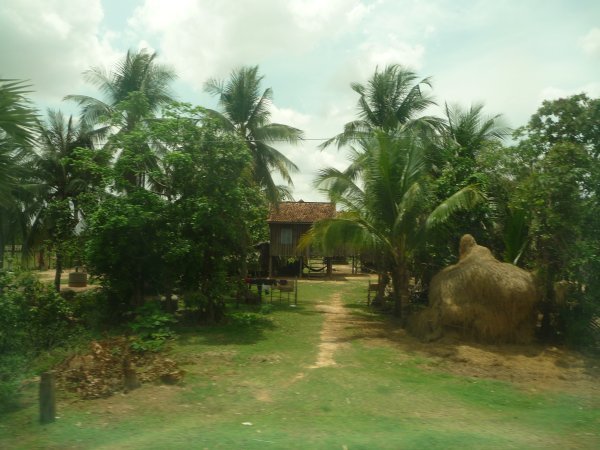 Typical house, complete with haystack for household cow