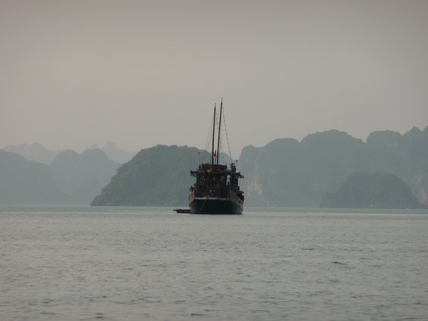 Our junk on Halong Bay