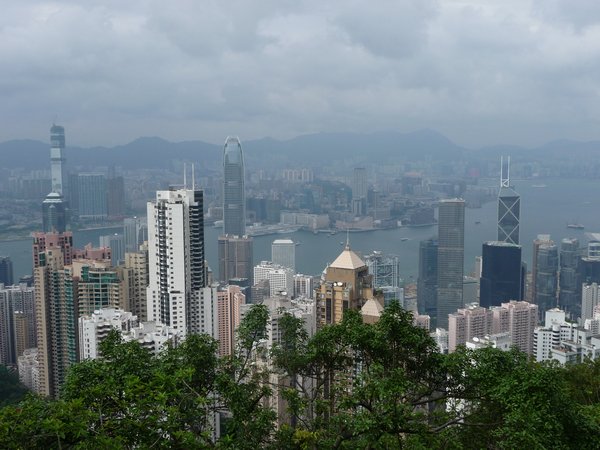 Hong Kong Island and Kowloon from Victoria Peak, HK