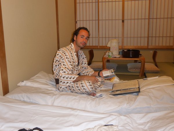 Chilling out in the Ryokan