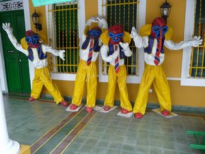 Marimonda's zijn typisch voor het Carnaval van Barranquilla