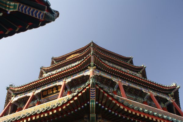 Tempel op de top van het paleis