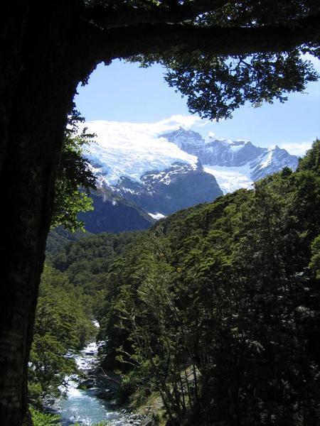 View of the Hanging Glacier