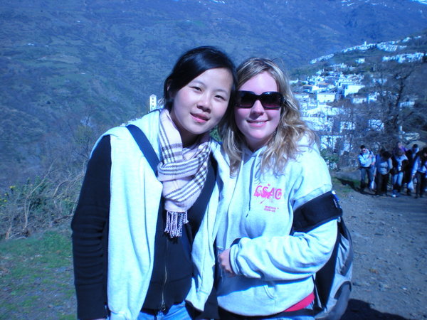 Me and Jing Su on the hike