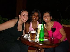 Our 1st night in Bali (Annable, myself & Lila)
