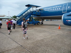 Tramac walk tour our HCM bound plane
