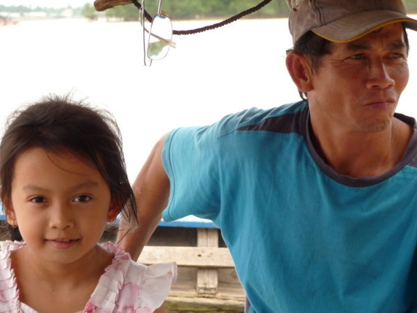 Mekong boat drivers